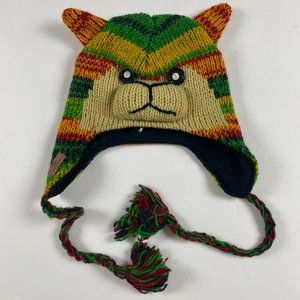 San Anna Aena Designs Nepal Wool Beanie Hat Cap Toque One Size Fits All